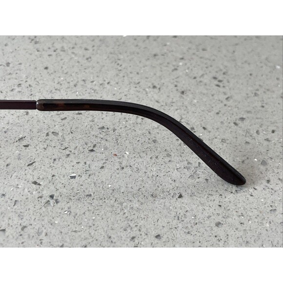 Timberland TB 1224 Col.048 54-18-140 Brown metal half Rim Eyeglasses Frames ONLY - Picture 6 of 10